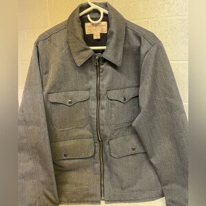 Filson Gray Field Jacket with Durable Cotton
